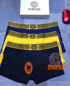 VERSACE Men's Boxer Shorts, 3-Pack - TOPEKA, Cotton, solid color, 154,95 €